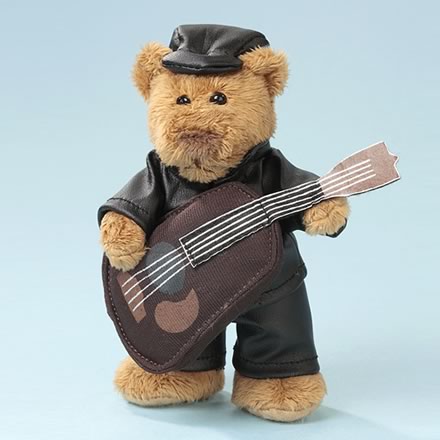 Teddy als Rockmusiker